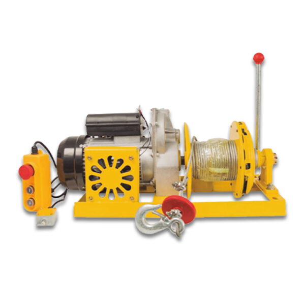 WINCHE MONOFASICO EMBRAGUE – 500KG x 60M