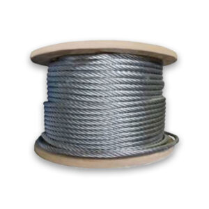 Cable de acero galvanizado 1" por metro