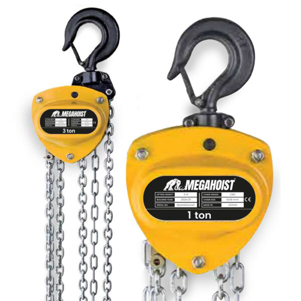 Tecle manual de 5 tonelada en marca Mega Hoist