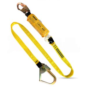 Línea de Conexión doble con Amortiguador de caída con 1 gancho chico y con 1 gancho grande